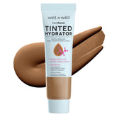wet n wild Bare Focus Tinted Hydrator bottle pour, lightweight coverage for radiant skin.