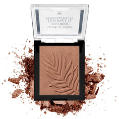 wet n wild Color Icon Bronzer swatch shows natural bronze hue for everyday radiance