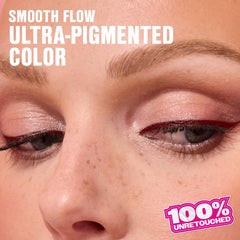 wet n wild Mega Last Breakup Proof eyeliner waterproof wear test on eye area