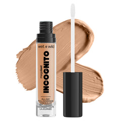 wet n wild Mega Last Incognito concealer bottle close-up for smooth all-day coverage.