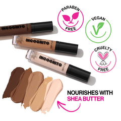 Wet n Wild Mega Last Incognito concealer packaging close-up, portable for on-the-go touch-ups.