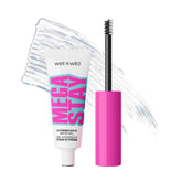 Wet n Wild Mega Stay Extreme Hold Brow Gel bottle close-up with clear formula for long-lasting hold