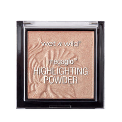 Wet n Wild MegaGlo highlighting powder compact closeup for luminous, buildable glow.