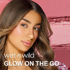 Wet n Wild MegaGlo Stick cream-to-powder texture glides easily on cheeks