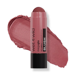 Wet n Wild MegaGlo Rose shade on lids for radiant highlight