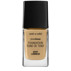 wet n wild Photo Focus Dewy Foundation swatch shows blendable coverage
