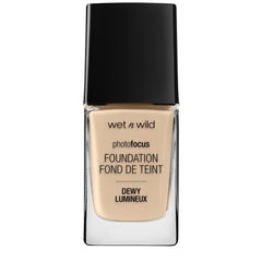 Wet n Wild Photo Focus Dewy Liquid Foundation Porcelain pump action for easy application