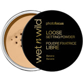 Wet n Wild Photo Focus loose setting powder Banana jar for an even finish.