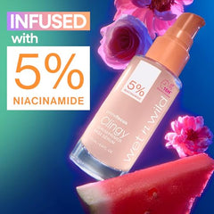 Wet n Wild Prime Focus serum applied to face for a luminous base.