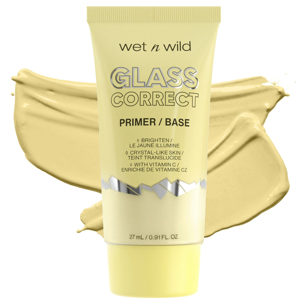 wet n wild primer foco botella con efecto vidrio para piel radiante