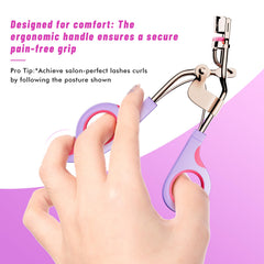 Whalrace eyelash curler six refills package, convenient replacement ready