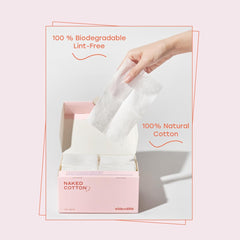 Extra-soft toner pad from White Rabbit for smooth application.