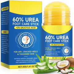WHLH & WELL-BEING 60% Urea Foot Stick applied to heel for deep hydration