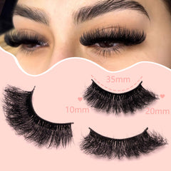 Wikbik 10 pairs close-up highlights consistent, easy-to-apply lashes.