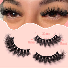 Wikbik 14-pair premium lashes for versatile daily looks