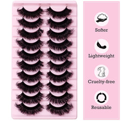 Wikbik 8D faux mink lashes feel soft and lightweight for all-day wear.