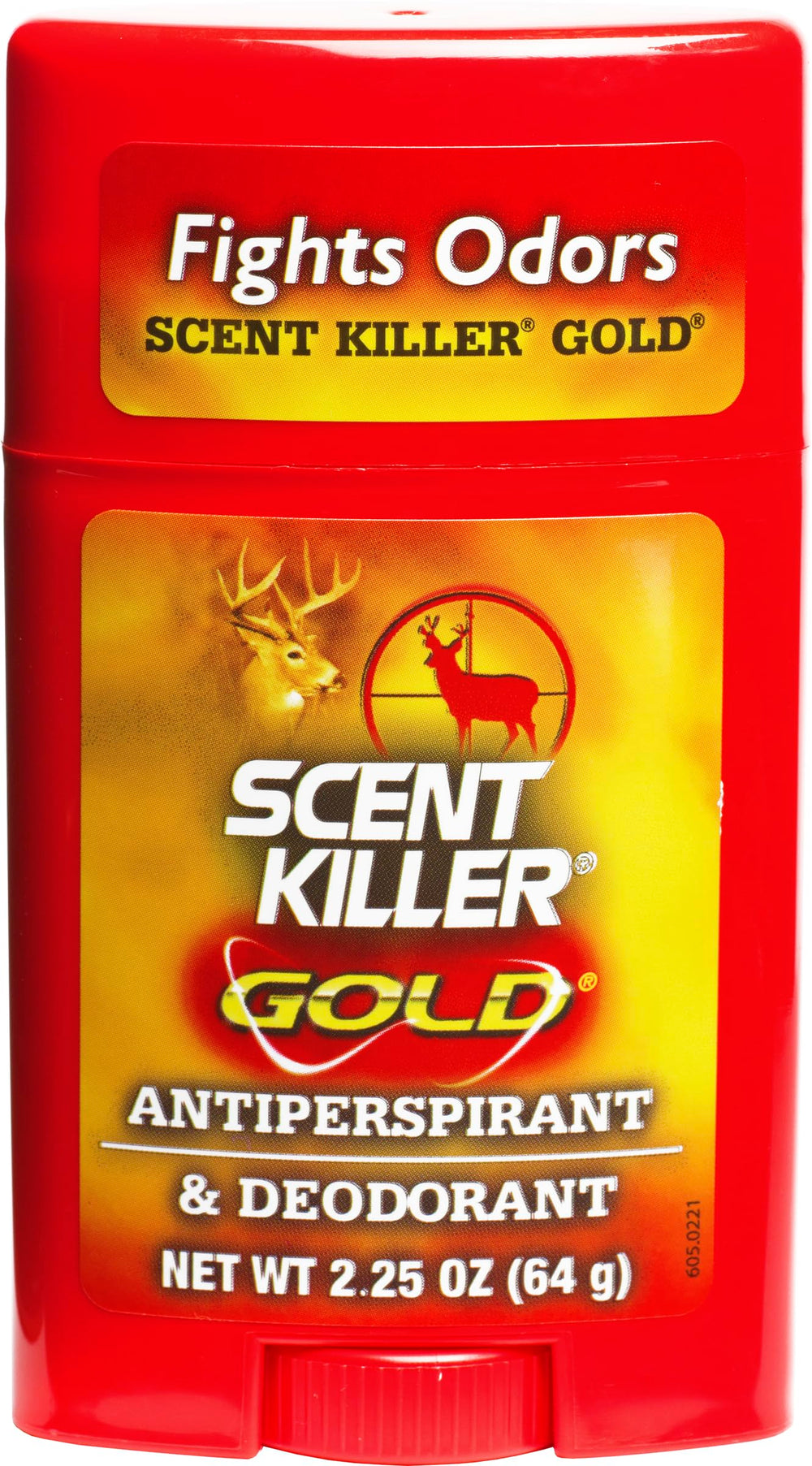 Scent Killer Gold de Wildlife Research Center, envase sin fragancia para uso diario discreto.