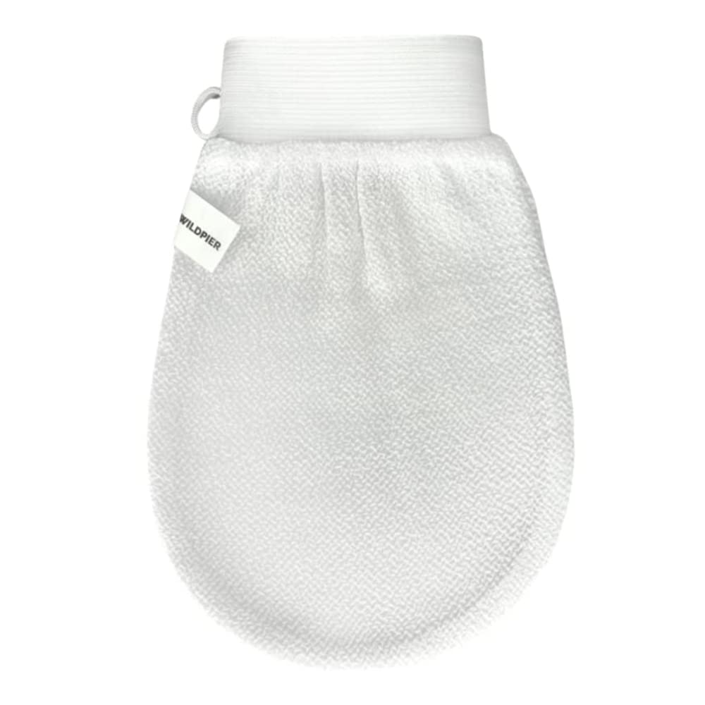 Wildpier Beauty Luxe Deep Exfoliating Glove close-up showing textured surface for gentle exfoliation