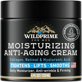 WildPRIME men's face moisturizer cream jar for all-day hydration