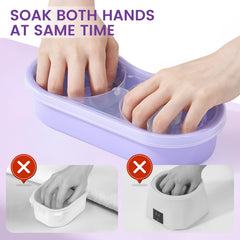 Wilfniee acetone-proof bowl safely contains remover during use
