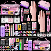 Wilfniee Beginner Nail Kit Practice Hand for safe practice and skill building at home