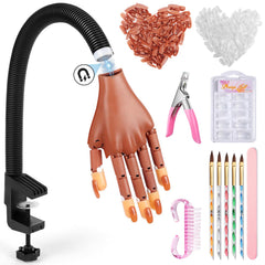 Wilfniee magnetic detachable palm lets you practice gel nails with quick, simple removals.