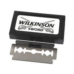 Wilkinson Sword Classic DE blades 100 count offers value for frequent shavers.