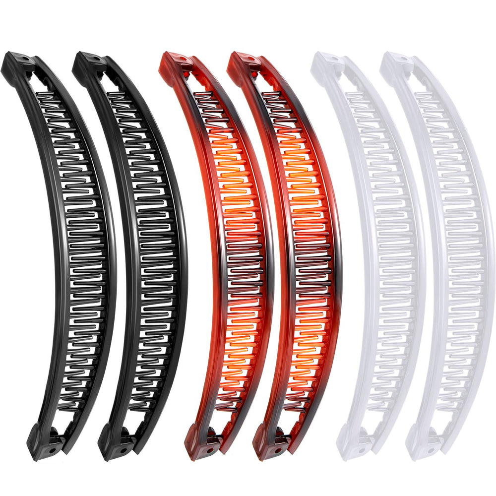 WillBOND banana clip in classic design secures quick styling.