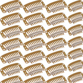 WILLBOND clips extensiones cabello 9 dientes para fijar peinados con suavidad.