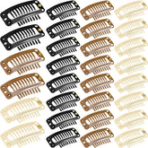 Clip WILLBOND para extensiones con 9 dientes, fijación suave y estable