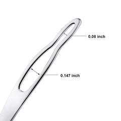 WILLBOND dreadlock interlocking tool in silver finish for versatile use