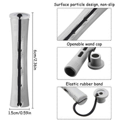Willbond gray perm rods with non-slip band for secure curling