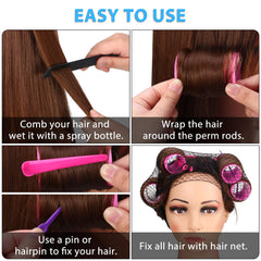 Willbond perforated breathable roller design promotes airflow during styling.
