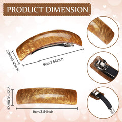 WillBond large barrettes close-up show thick hair grip and durable build.
