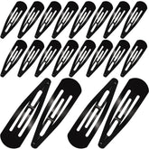 Willbond large metal snap clip in black pack secures daily hairstyles with ease.