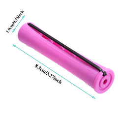 WILLBOND perm rod cover with rubber band secures hair during curling
