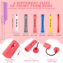 WILLBOND six-diameter set enables varied wave sizes across hair lengths.
