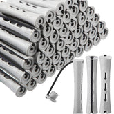 Willbond short perm rods gray pack closeup showing durable, reusable curling tool