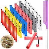 WILLBOND short perm rods in six colors for versatile curls.