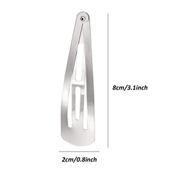 Willbond close-up of silver snap clip, sturdy metal construction.