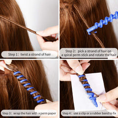 WILLBOND yellow spiral perm rod color offering bright styling options