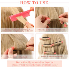 WILLBOND steel rat tail comb for precise sectioning during styling.