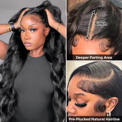 Wingirl HD lace frontal with bleached knots for a subtle, realistic hairline.