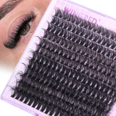Winifred cluster lashes 50D precision for bold, salon-like volume at home.