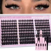 Winifred manga lash clusters kit packaging for easy at-home styling