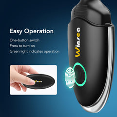 Winsea USB-rechargeable trimmer with long-lasting battery for travel use.
