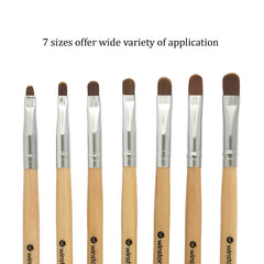 Winstonia nylon bristles provide durable, even gel distribution