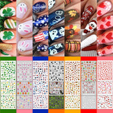 Pegatinas Winthrop con motivos de Pascua para uñas, ideales para un look festivo.