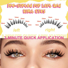WiWiLINK 0.3mm invisible band delivers a seamless lash line.