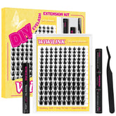 WiWiLINK California Sunset Kit pack with premium soft lash clusters for all-day comfort
